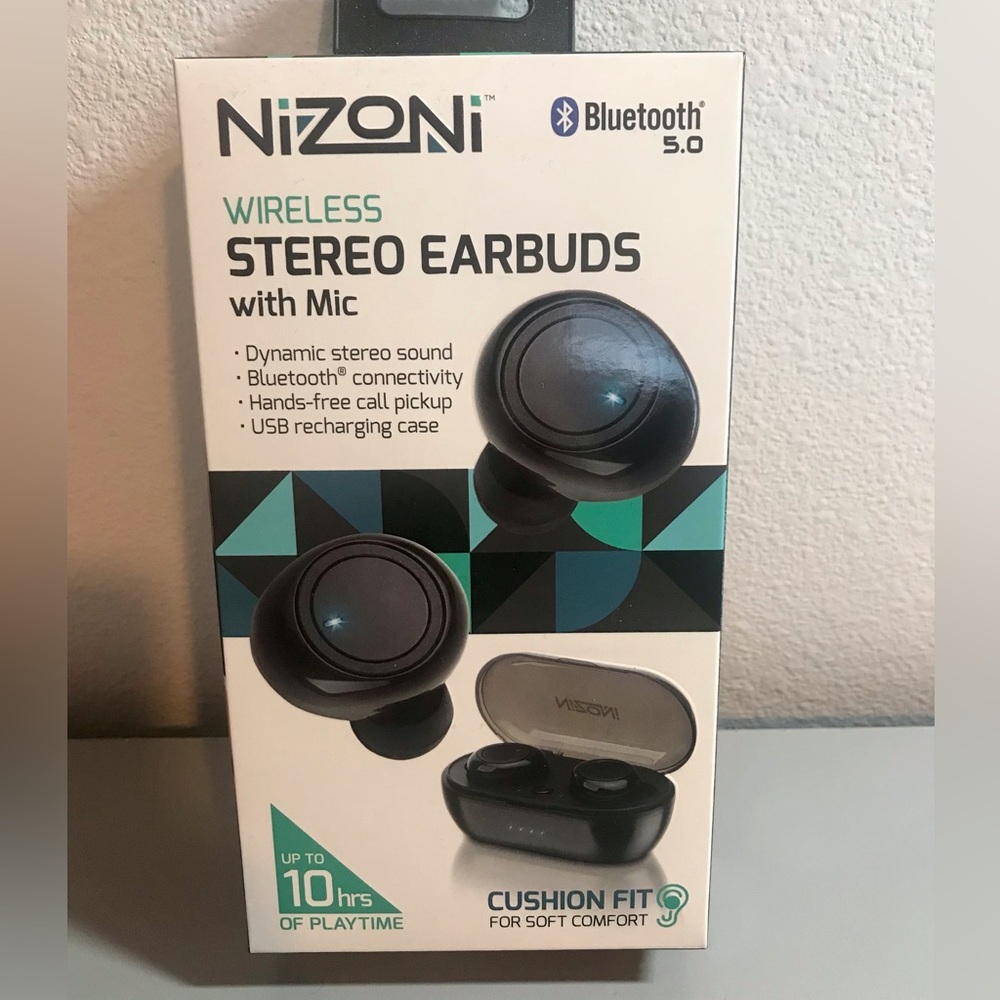 Nizoni Wireless Stereo Earbuds with Mic